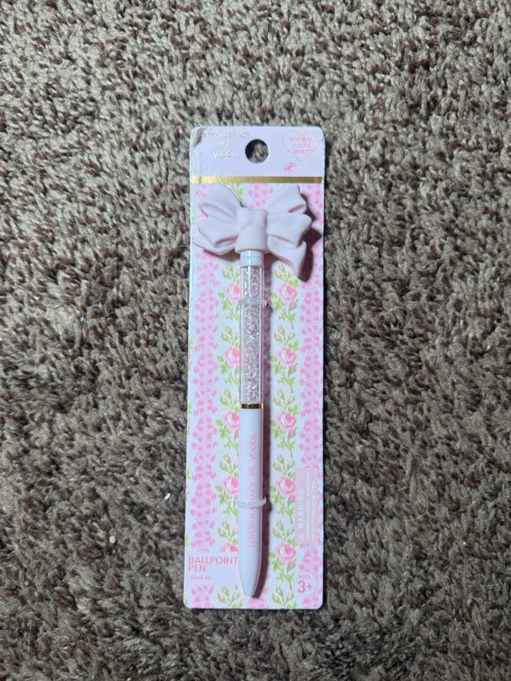 LoveShackFancy x Target Pink Bow Ballpoint Pen